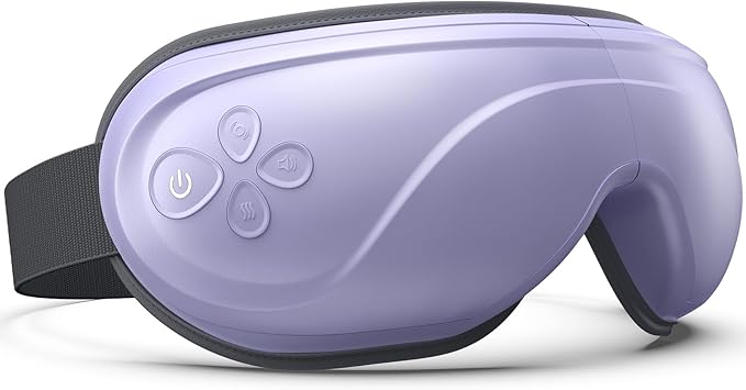 RENPHO Eyeris 2 Eye Massager with Heat, Birthday Christmas Gifts for Grandkids Mom Dad Women Men Face Massager, Heated Eye Mask for Improve Sleep