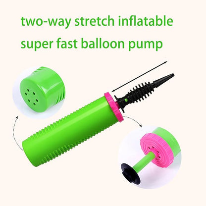Balloon Pump Hand Two-Way Dual Action inflate 2Pack and Balloon Tying Tool in - Image 3