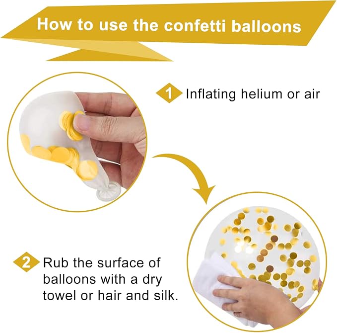 90Pcs White and Gold Balloons Set, 12Inch Gold Balloons | Gold and White - Image 7