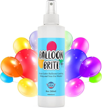 Balloon Shine Spray 8 oz — Single-Event Hi-Gloss Pump by BerklandGoods
