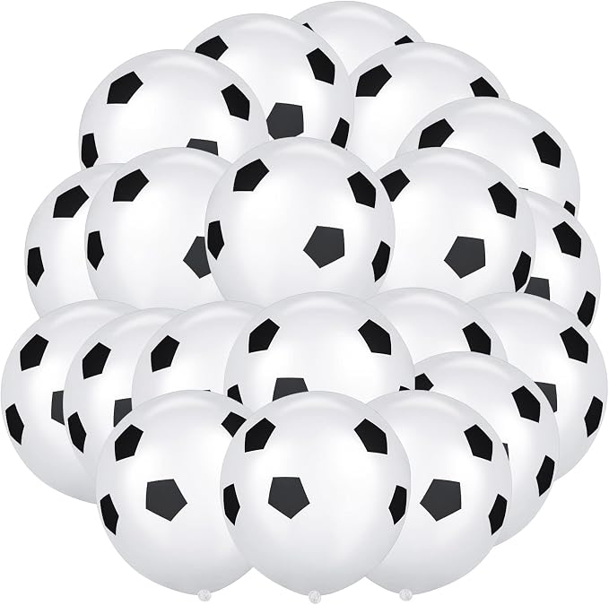 Ainiv 20 PCS Soccer Balloons, Football Theme Party Supplies Balloons | Football - Image 7