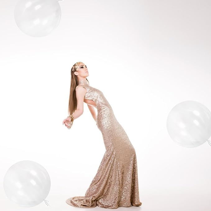20 Pcs 13 Inch Bubbles Bobo Balloons Transparent Wedding Girl Birthday Party - Image 4