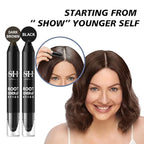gowwim Root Touch Up, Dark Brown, Instant Root Concealer Stick for Roots and Grays