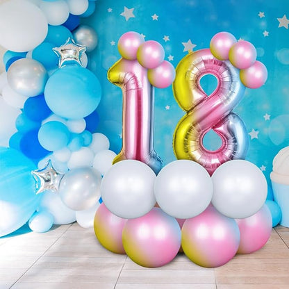 OFFCUP 40 Inch Gradient Number 16 Balloon - Image 5