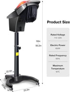 Icoget Hair Steamer for Deep Conditioning w/7 Color Light & Ozone, Micro Mist Scalp Hydration Steamer for Hair Treatment for Natural/Black Hair w/Adjustable Temp, for Barber
