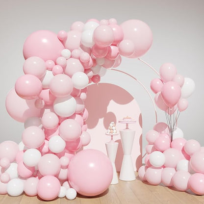Lukiituke Light Pink Balloon Arch Kit, Baby Shower, Birthday Party Decorations by Lukiituke