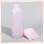 Pimoys Root Comb Applicator Bottle Oil Applicator for Hair Dye, Hair Oiling Bottle Brush with Graduated Scale (3 Pack, 6 Ounce)