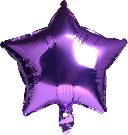 10pcs Star Shape Foil Mylar Balloons, 18 Inch Balloon - Image 4