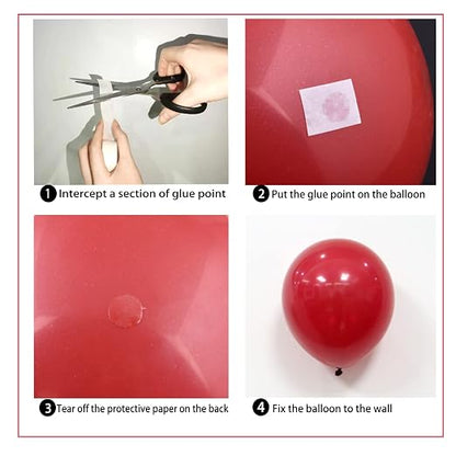 COLOGO 5000 PCS Glue Point Clear Balloon Glue Removable Adhesive Dots, 50 Rolls - Image 3
