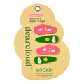dearcloud Moomin Crease-Free Hair Clips Set of 4 – Gentle, Teeth-Free & Secure Hold (Hair Harmony)