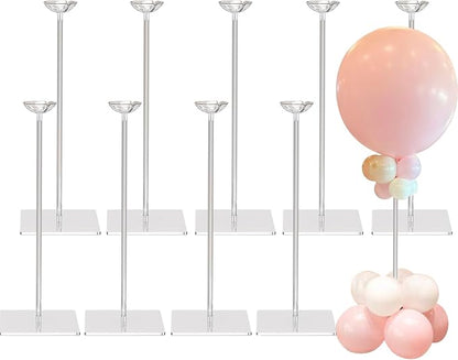 TekXYZ 15.75" Clear Acrylic Balloon Stand by TEKXYZ