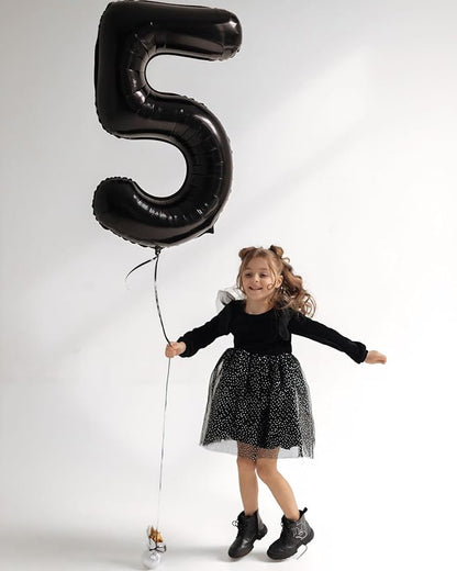 Black Number 16 Balloon 40 Inch - Image 4