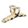 Big Hair Claw Clips Butterfly Hair Clips for Women 4.7" Large Acetate Metal Hair Claw Clip for Girls Hair Accessories for Long Thick Hair (Light leopard)