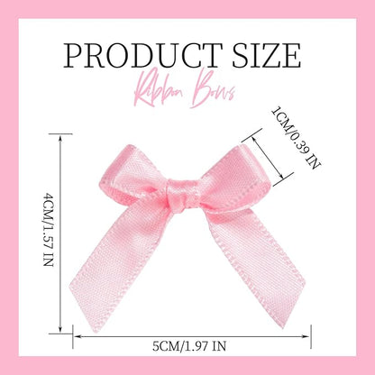 YGDZ Mini Pink Bows - Image 3