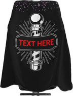 Custom Barber Cape for Men Personalized Professional Hair Cutting Cape with Text for Home Salon Barbershop