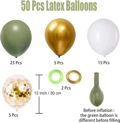 Sage green Balloons - Image 2