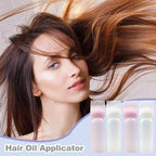 4 PCS Root Comb Applicator Bottle,Hair Oiling Applicator,Hair Oil Applicator Bottle for Hair Dye Shampoos Hair Salons.6oz (2white+2pink)