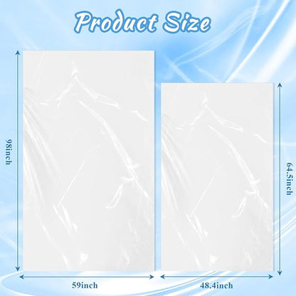 4Pcs Clear Balloon Drop Bag, Thickened Plastic Balloon Storage Bag Include 2Pcs - Image 2