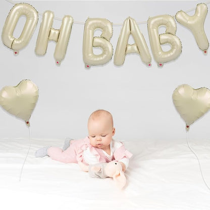 OH BABY Letter Balloons, Baby Shower Party Decorations Gender Reveal Decor - Image 5