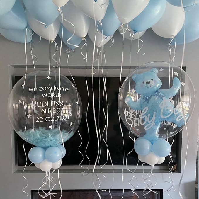 200Pcs Blue and White Balloon Garland Arch Kit - Image 6