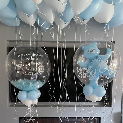 200Pcs Blue and White Balloon Garland Arch Kit - Image 6