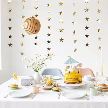 105Feet Gold Star Garland Banner - Image 5