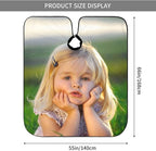 Custom Barber Cape Personalized Hair Cutting Capes with Adjustable Neckline Hairdresser Cape for Home Salon Barbershop