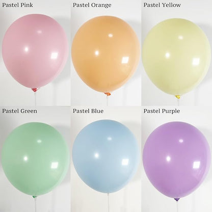 156PCS Pastel Balloon Garland Arch Kit, Macaron Balloons in Pink, Rainbow Party - Image 4
