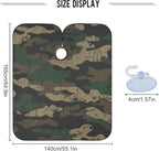 ALAZA Vintage Camouflage Barber Cape for Men Women, Waterproof Haircut Apron Beard Shaving Bib Hair Cutting Cloth 55 x 65 Inch