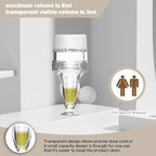 Scalp Massager Comb and Minoxidil Applicator Bottle for Hair Growth, Follicle Care and Thinning Hair Loss Treatment (White)