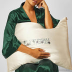 Kitsch x Harry Potter Slytherin Satin Pillowcase with Zipper – Double-Sided Crest Design – Better Than Silk Pillowcase – Perfect for Kids Rooms & Toddler Bed Time Pillow Case – King Size 19x36