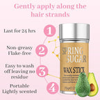 4 Packs Set Hair Wax Stick Slick Back Hair Edge Brush Pink Comb Wax Stick for Hair Flyaways, Styling Products Essentials Stuff for Women, Kids and Clean Girl