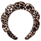 Spa Headbands for Washing Face or Makeup, Sponge Bubble Skincare Headbands, Puffy Terry Cloth Hairband for Women, Skin Care Makeup Headwear Hair Accessories for Girls