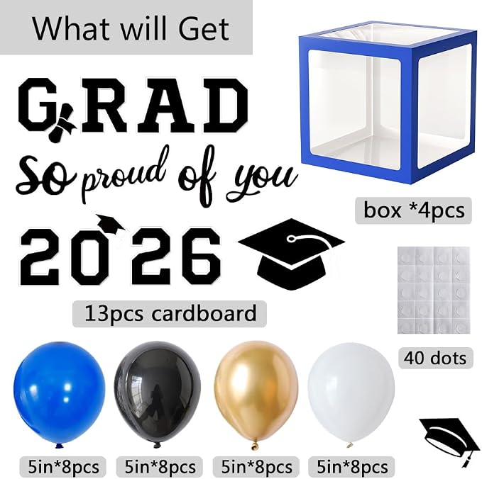 2026 Graduation Balloon Box - Image 2