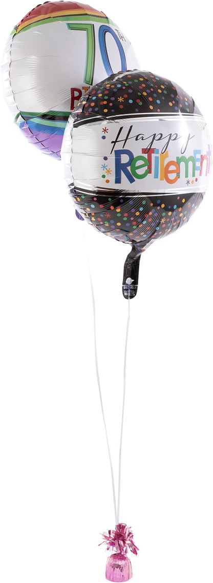 Pack of 12 Foil Metallic Balloon Weight 6 oz - Image 3