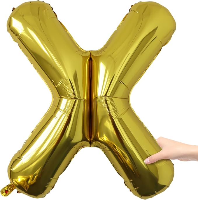 Letter Balloons Gold Party Balloon - Image 2