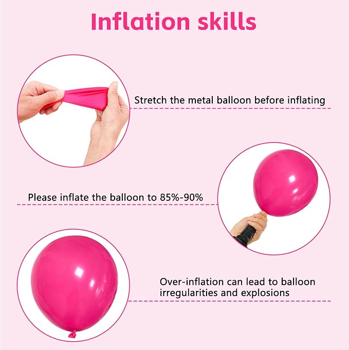 Pink Balloon Arch Garland Kit - Image 3