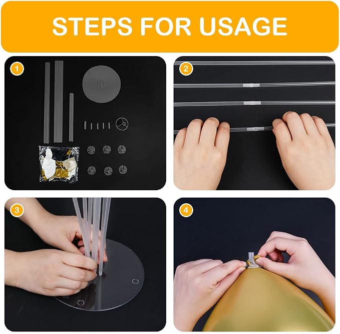 Ainiv 2 Set Table Balloon Stand Kit - Image 8
