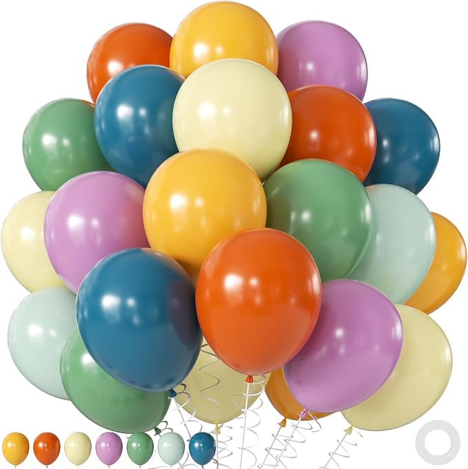 Boho Rainbow Balloons for Whimsical Baby Shower Birthday Party Decorations | by JOYFLOAT