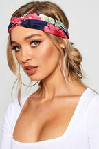 DRESHOW 10 Pack Boho Headbands for Women Vintage Cross Elastic Head Wrap Hair Accessories