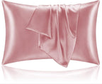 BEDELITE Satin Pillowcase for Hair and Skin, Super Soft and Cooling Similar to Silk Pillow Cases 2 Pack with Envelope Closure, Gift for Women Men(20"x26" Standard Size, Nostalgia)