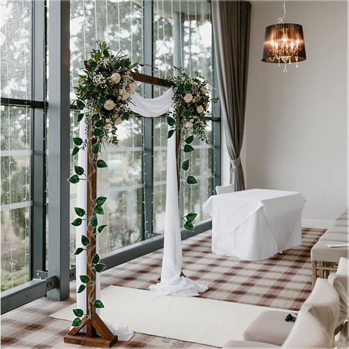 360 Feet 48 Pack Fake Greenery Hanging Garland, Ivy Leaf Plants, Vine Leaves - Image 5
