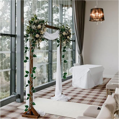 300 Pack 2100 Feet Fake Greenery Ivy Leaf Plants, Hanging Garland Vine Leaves - Image 5