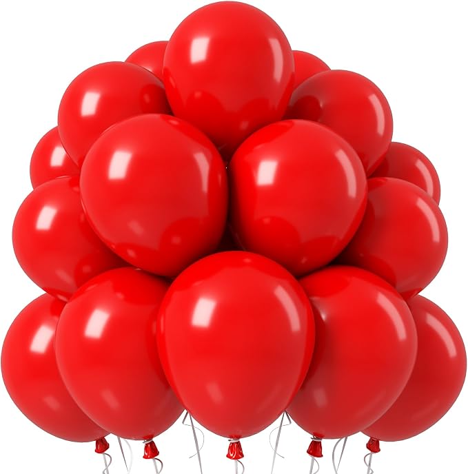 Jobkoo Red Balloons 12 Inch by Jobkoo