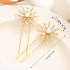 Brishow Gold Star Decorative Hair Pins Hair Clips Bobby Pins for Women