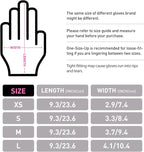 OKIAAS Black/Pink Vinyl Disposable Gloves Latex Free, Food Grade, 5 mil, Cooking, Cleaning, Hair Dye, 50/100/200/1000 Count
