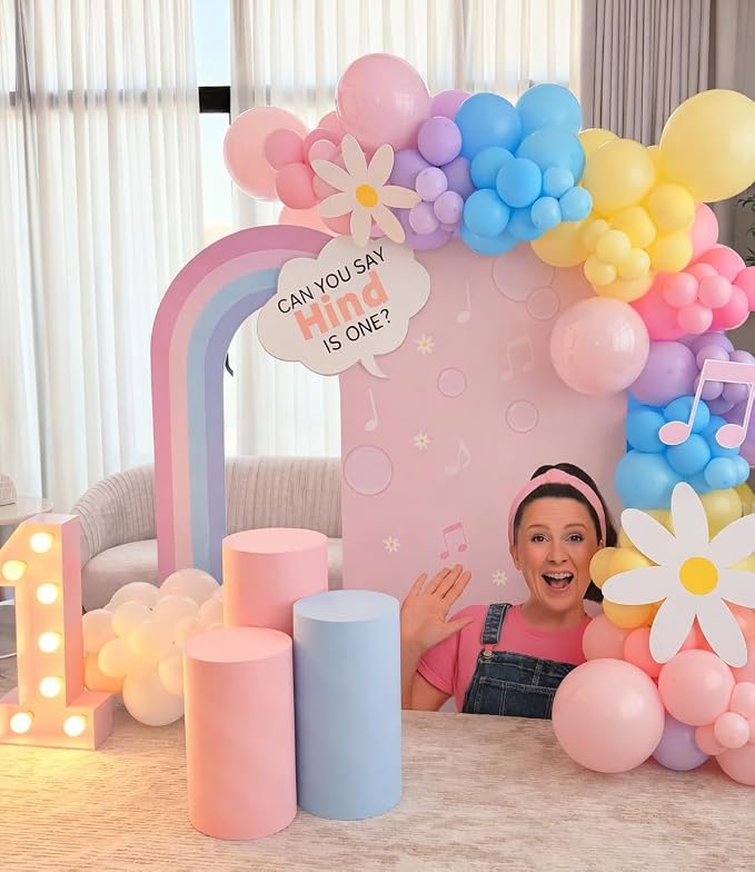 Pastel Can You Say One Balloon Arch Garland Kit - Image 2