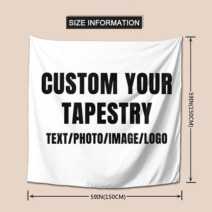 Personalized Tapestry Custom Tapestry Upload Images Banners and Signs Customize - Image 2