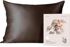 Oriental Lakeside® 100% Pure 22 Momme Mulberry Silk Pillowcase with Hidden Zipper - Nighttime Skincare & Hair Care Hydrating Pillow Cover