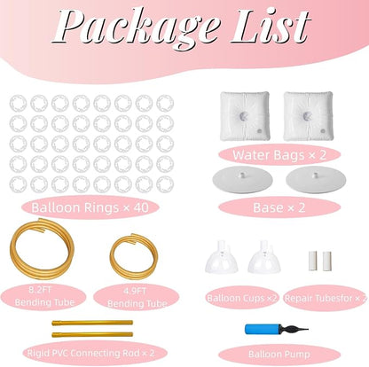 Balloon Arch Stand Kit with Water Fillable Base, 8.2FT & 5FT Flexible | Balloon - Image 2